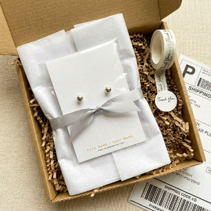 Placa de exibição de brinco simples