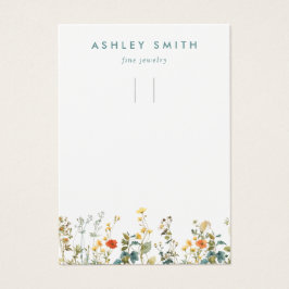 Placa de Exibição de Chaveiro de Campo de Flor Sel