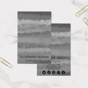 Placa de Exibição de Colar Colar em Escala de Cinz