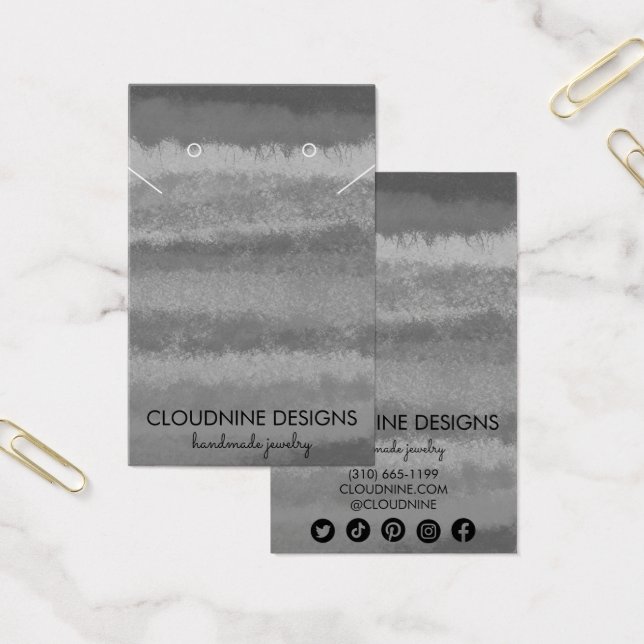 Placa de Exibição de Colar Colar em Escala de Cinz (Escritótio)