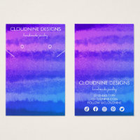 Placa de Exibição de Colar de Colar Azul Roxo
