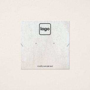 Placa de exibição de colar de colar de logotipo 
