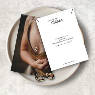 Placa de Exibição de Colar de Fotografia