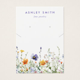 Placa de Exibição de Colar de Marinho Selvagem