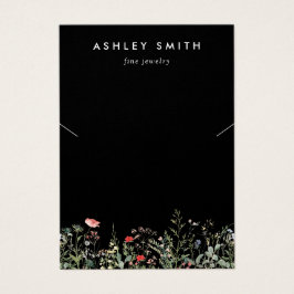 Placa de Exibição de Colar de Prados de Flor Selva