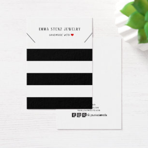 Placa de Exibição de Colar de StrikeLace Preto M