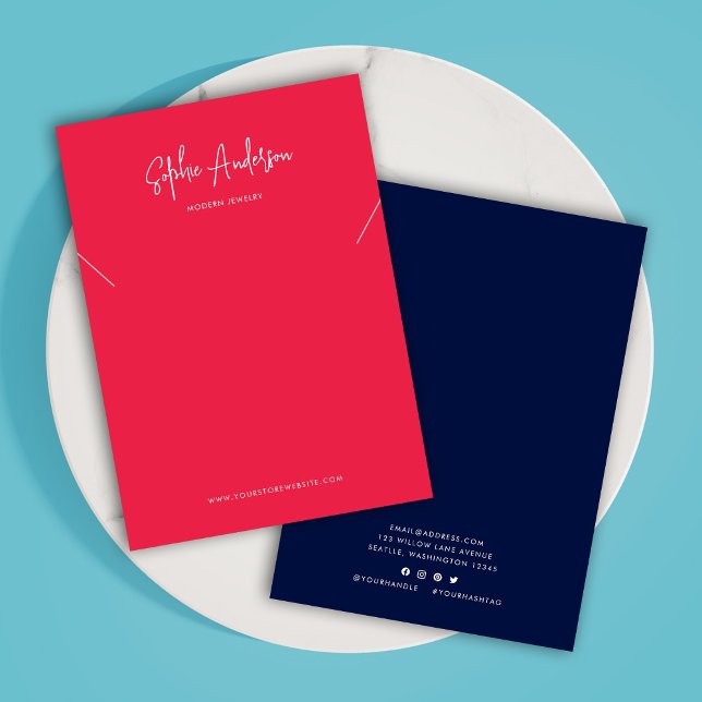 Placa de Exibição de Colar Personalizada de Script (Criador carregado)