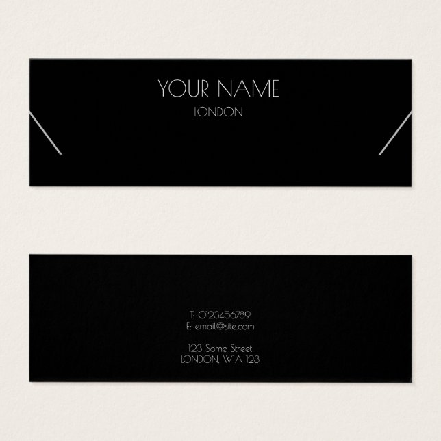 Placa de exibição de colar simples (Frente & Verso)