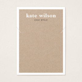 Placa de Exibição de Colchete do Colar Moderno Kra