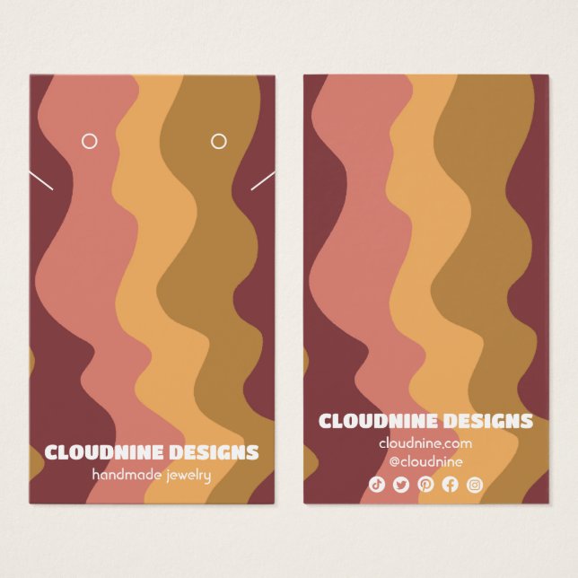 Placa de Exibição de Colheita de Ondas Retro que O (Frente & Verso)