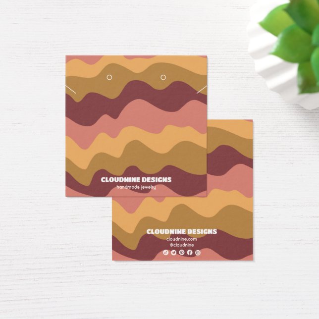 Placa de Exibição de Colheita de Ondas Retro que O (Mesa)