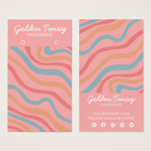 Placa de Exibição de Curvas Moles Cor-de-Rosa Alin