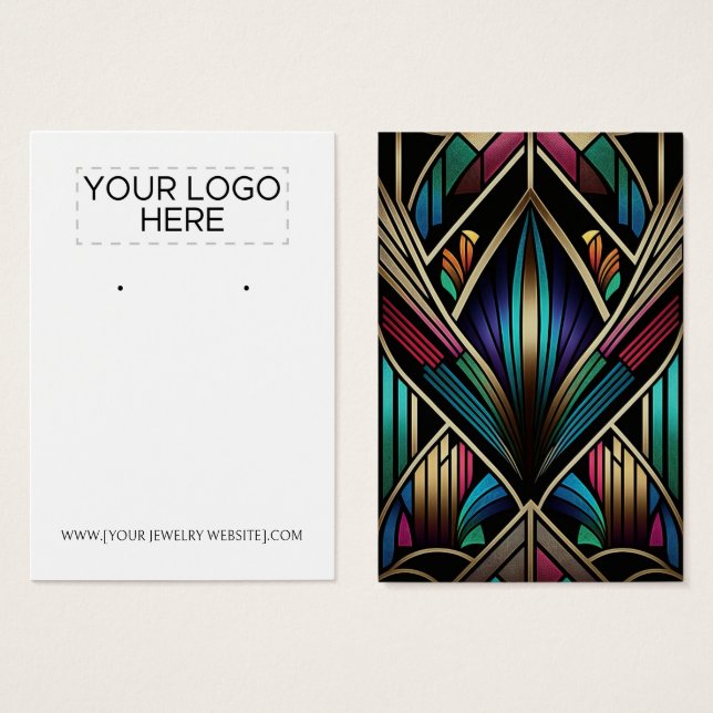 Placa de exibição de design de arte retrô (Frente & Verso)