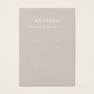 Placa de Exibição de Enrelhamento Chic de Couro Ne