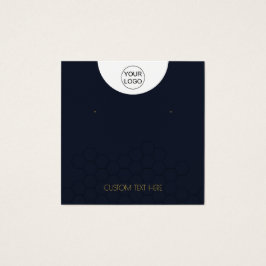 Placa de exibição de entrelaçamento de texto e log