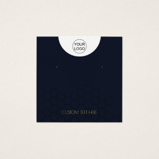 Placa de exibição de entrelaçamento de texto e log