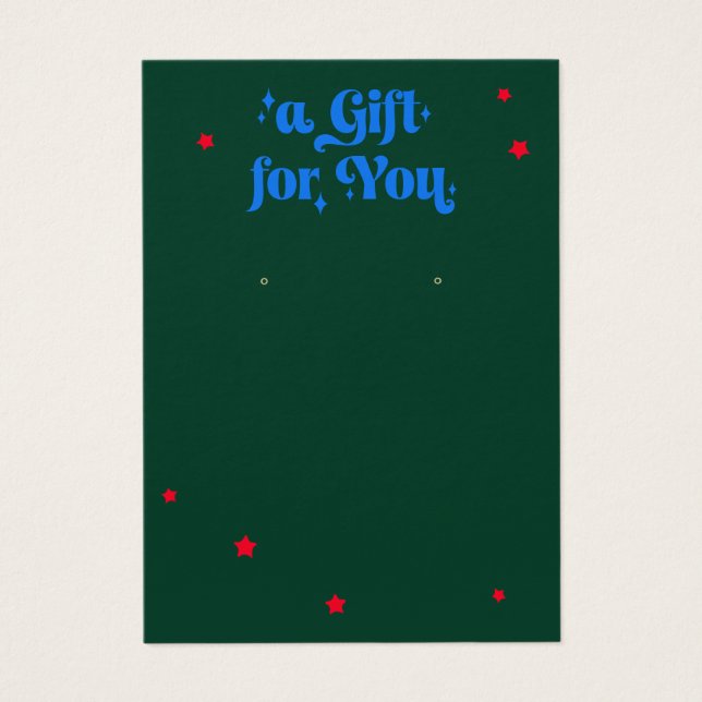 Placa de Exibição de Estrelas de Natal (Frente)