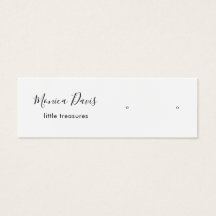 Placa de exibição de gravação branca simples moder