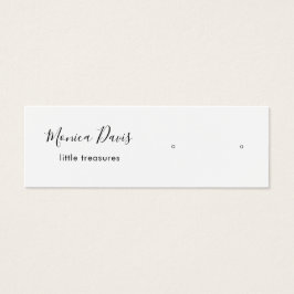 Placa de exibição de gravação branca simples moder