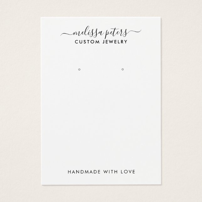 Placa de Exibição de Gravação de Joias de Script M (Frente)