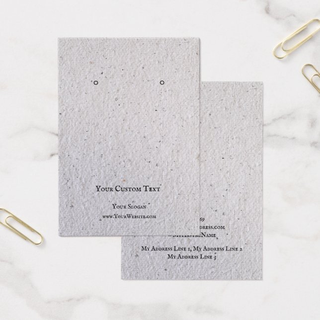 Placa de exibição de joalharia, Cinza de Reciclar (Escritótio)