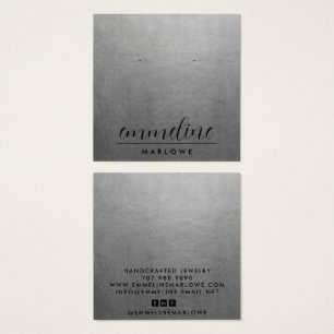 Placa de Exibição de Joia Mínima de Orelha Silver 