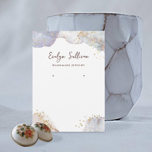 Placa de exibição de joias em forma de água brilha (Criador carregado)