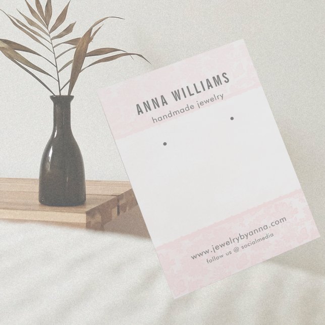 Placa de Exibição de Joias ・ Lace Floral Rosa (Criador carregado)