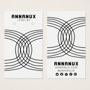 Placa de Exibição de Joias Legal com Linhas Minima