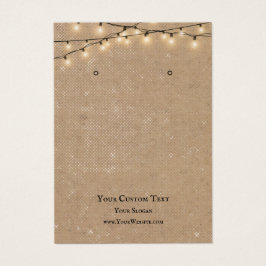 Placa de Exibição de Joias, Luzes de Cordas Russas