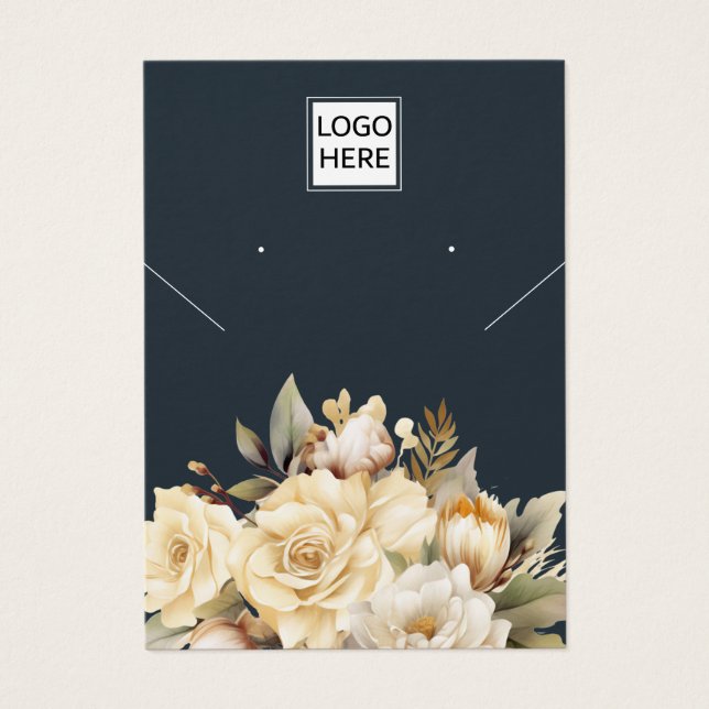 Placa de exibição de joias personalizadas Elegante (Frente)