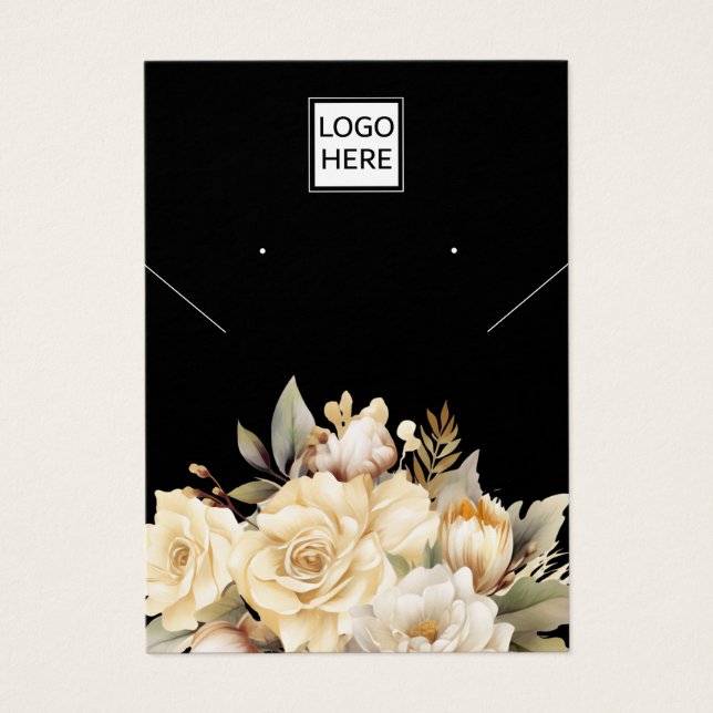 Placa de exibição de joias personalizadas Elegante (Frente)