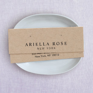 Placa de exibição de joias simples estacionada p