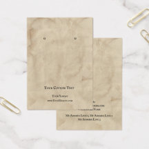 Placa de exibição de joias, textura marrom envelhe