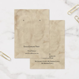 Placa de exibição de joias, textura marrom envelhe