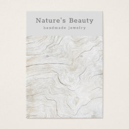 Placa de Exibição de Madeira de Praia com Orelha W