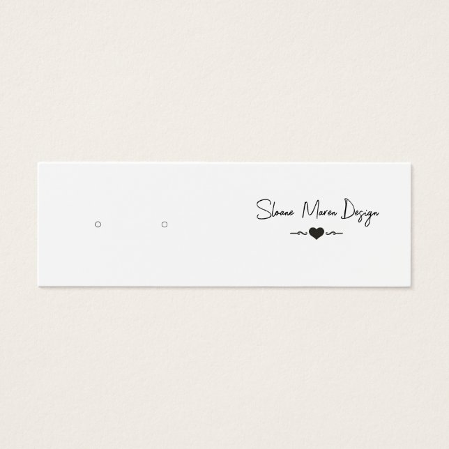 Placa de Exibição de Mini Posto Elegante Personali (Frente)