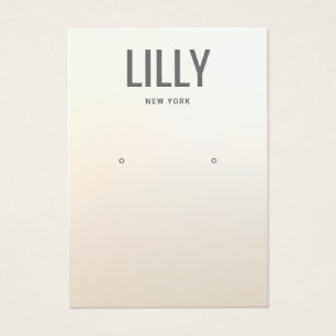 Placa de Exibição de Ombre Moderno de Marfim