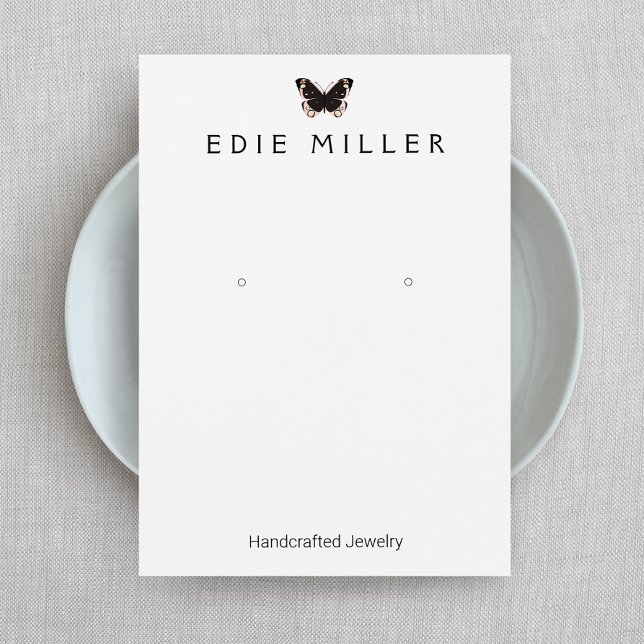 Placa de Exibição de Orelha da Borboleta Preta (Criador carregado)