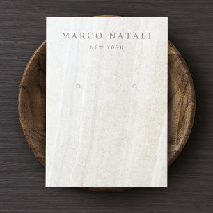 Placa de Exibição de Orelha de Pedra Marble