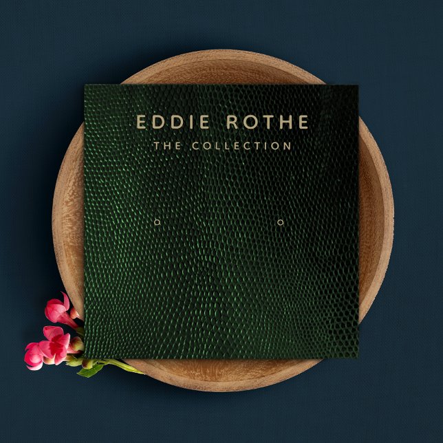 Placa de Exibição de Pele Verde Lizard Estável (Criador carregado)