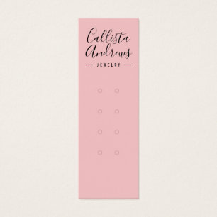 Placa de exibição de preto-e-rosa simples