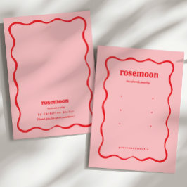 Placa de exibição de voz moderna cor-de-rosa verme