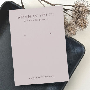 Placa de exibição do brinco de lavanda com som lev