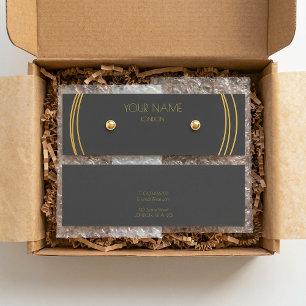 Placa de exibição do brinco Dourado