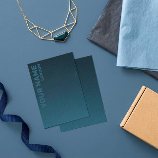 Placa de exibição do colar de gradiente azul escur