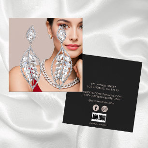 Placa de exibição do logotipo de empresa Jewelry d