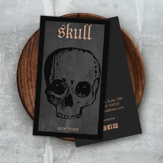 Placa de Exibição do Tema do Halloween do Skull (Criador carregado)
