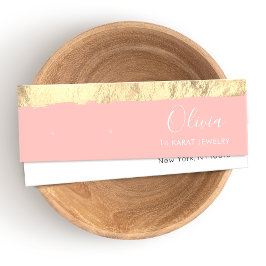 Placa de exibição Dourada cor-de-rosa com gravação