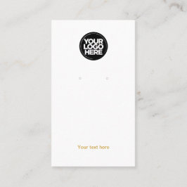 Placa de exibição Dourada do anúncio branco do log